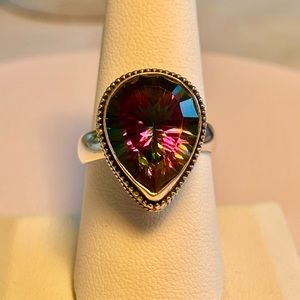 Sterling Silver Mystic Topaz Ring